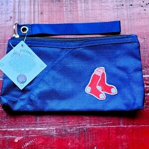 Boston Red Sox wristlet wrist purse.
